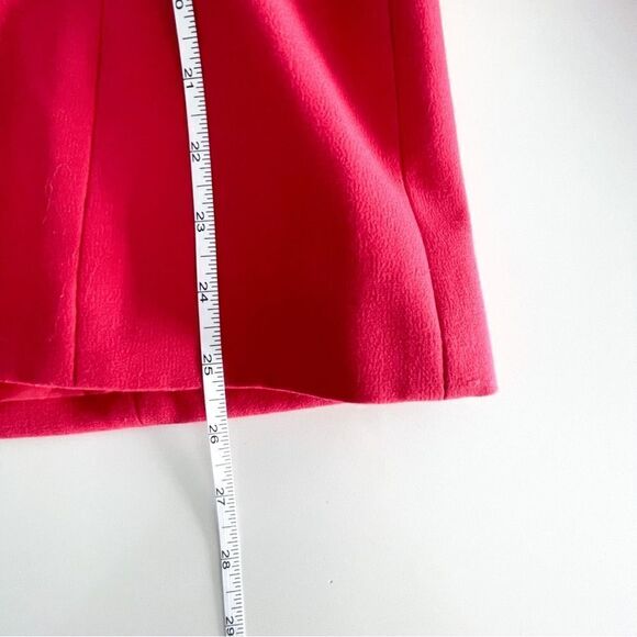 Nine West Blazer Red Shawl Collar Lined Black Buttons Women's 10 - Picture 7 of 8